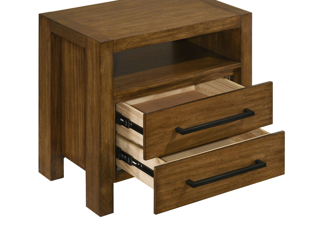 Adderley 4-piece Queen Bedroom Set Warm Brown