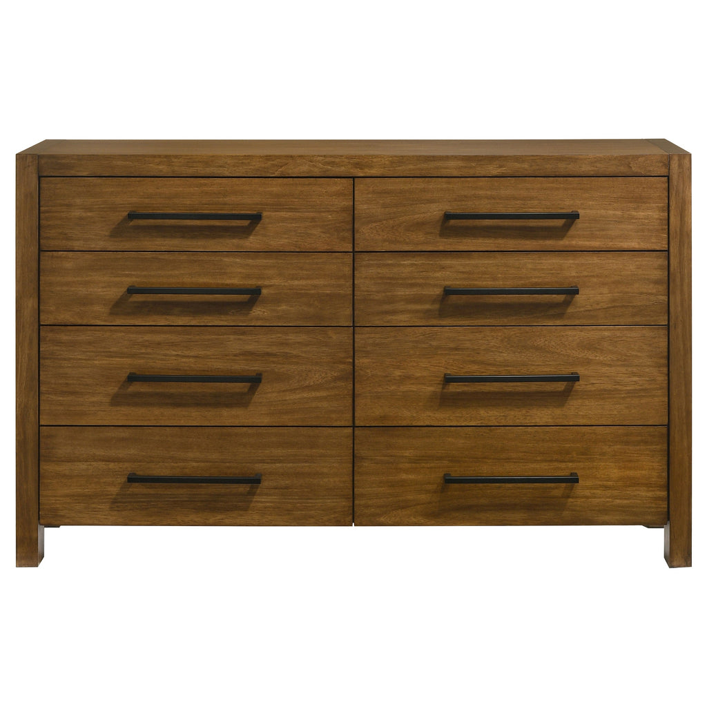 Adderley 8-drawer Bedroom Dresser Cabinet Warm Brown