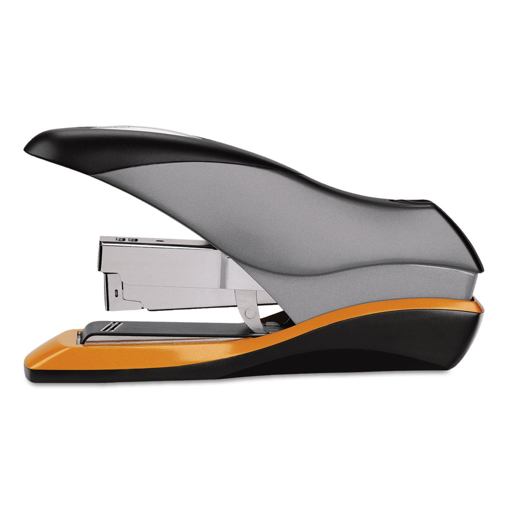 Swingline Optima 70 Desktop Stapler, 70-Sheet Capacity, Silver/Black/Orange