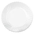 WNA Classicware Plates, Plastic, 10.25" dia, Clear, 12/Bag, 12 Bags/Carton