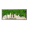 Los Angeles Moss City Silhouette Metal Wall Art Small