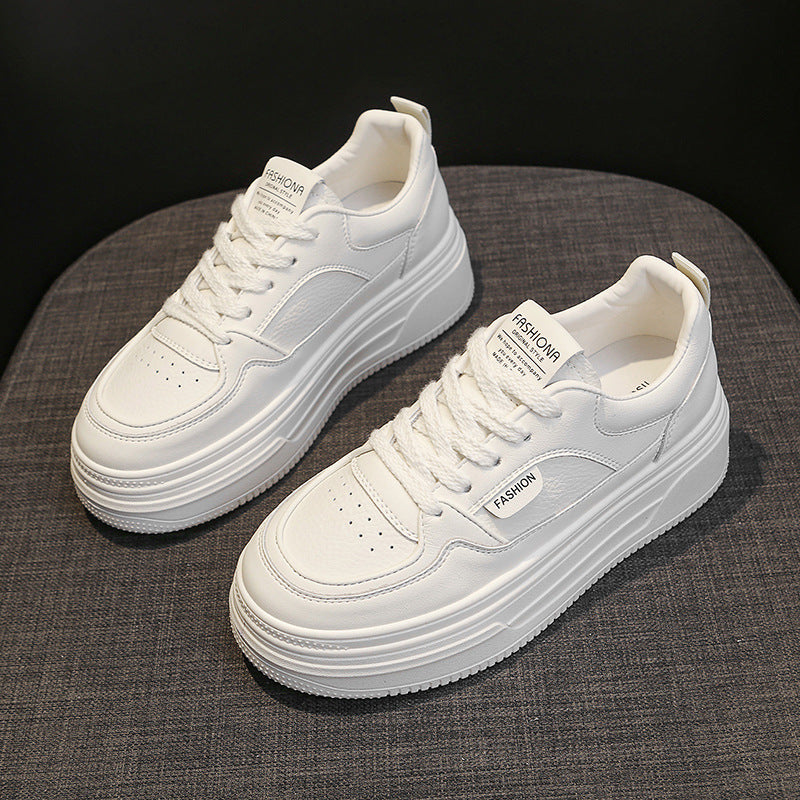 Platform Thick Sole Increased By Casual Sports Skate Shoes