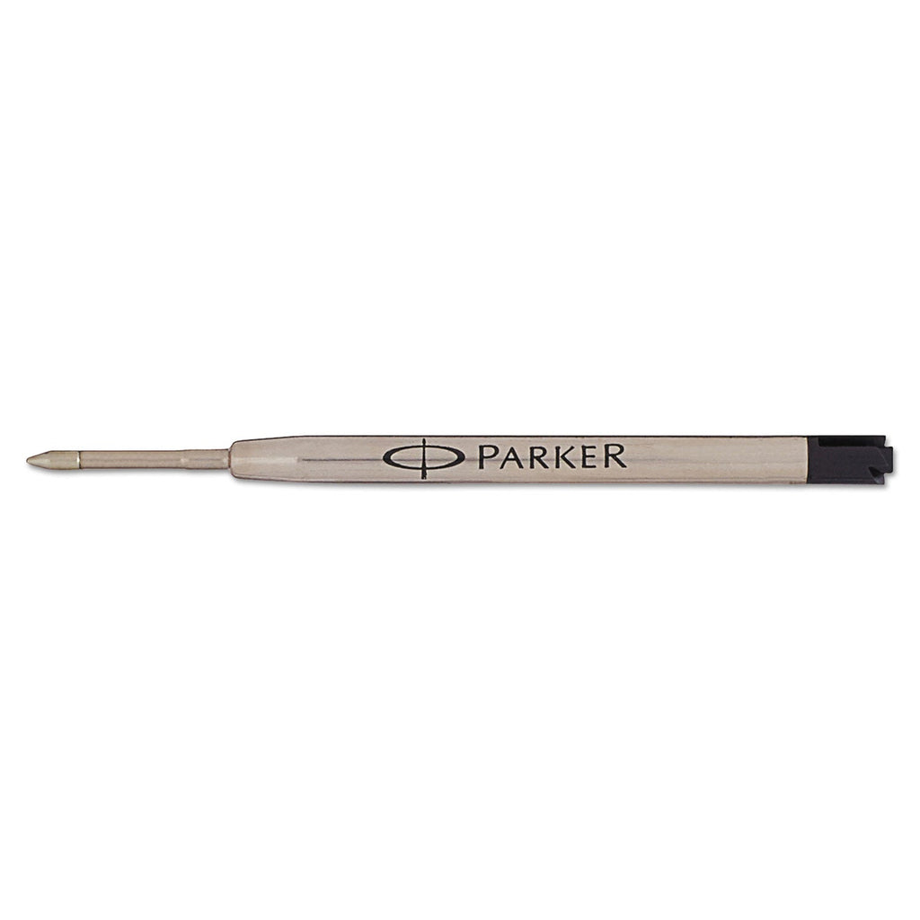Parker Refill for Parker Ballpoint Pens, Fine Conical Tip, Black Ink