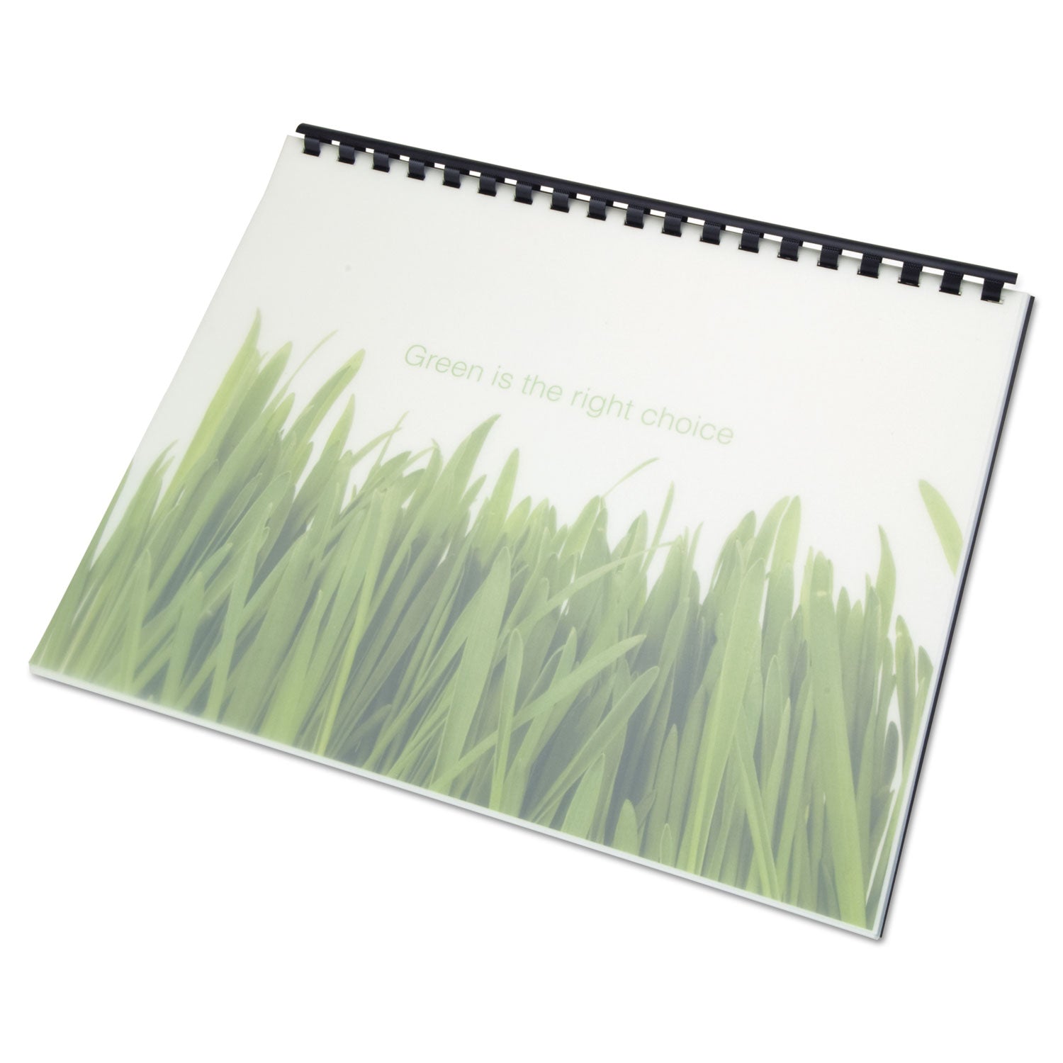 GBC 100% Recycled Poly Binding Cover, Frost, 11 x 8.5, Unpunched, 25/Pack