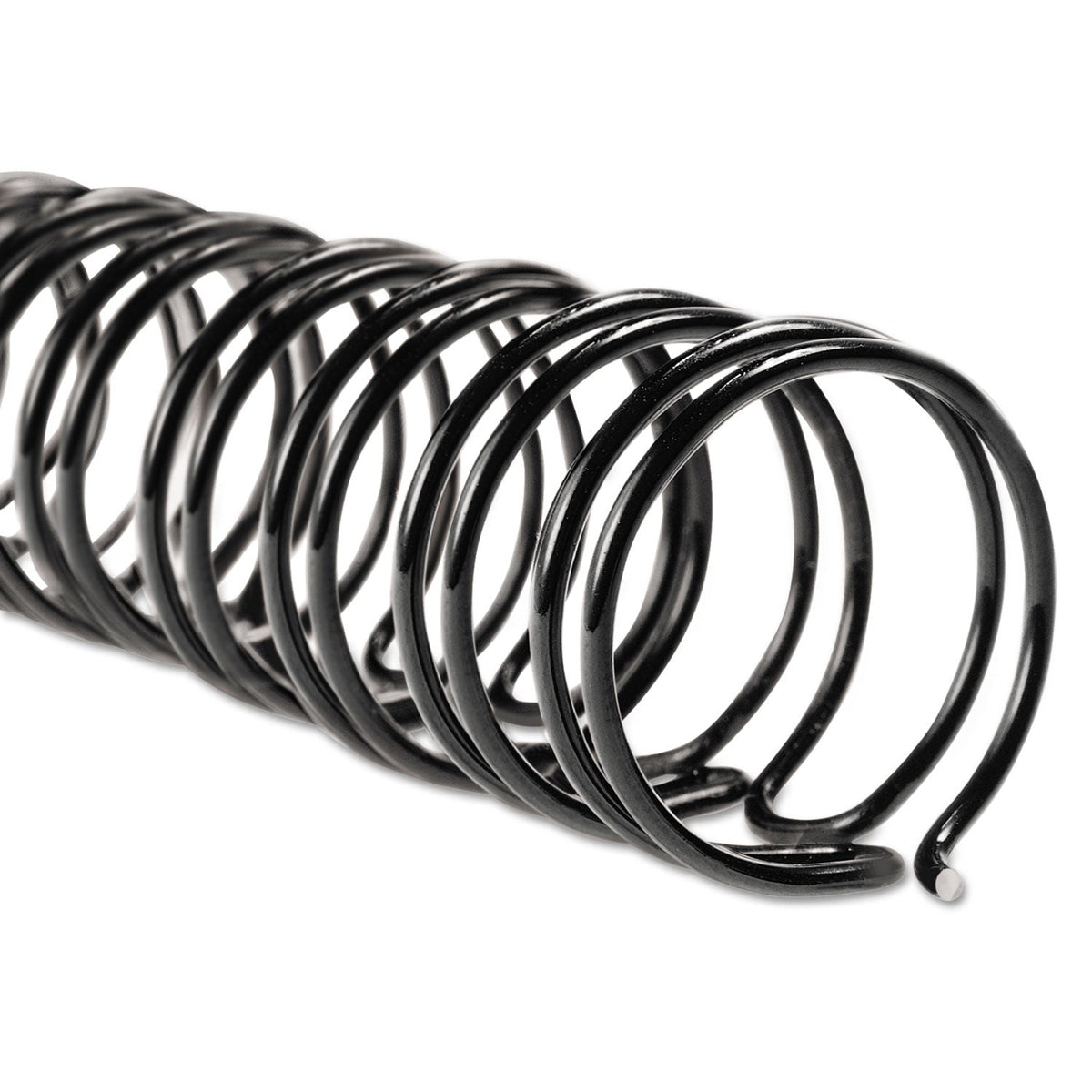 GBC WireBind Spines, 3/8" Diameter, 85 Sheet Capacity, Black, 100/Box