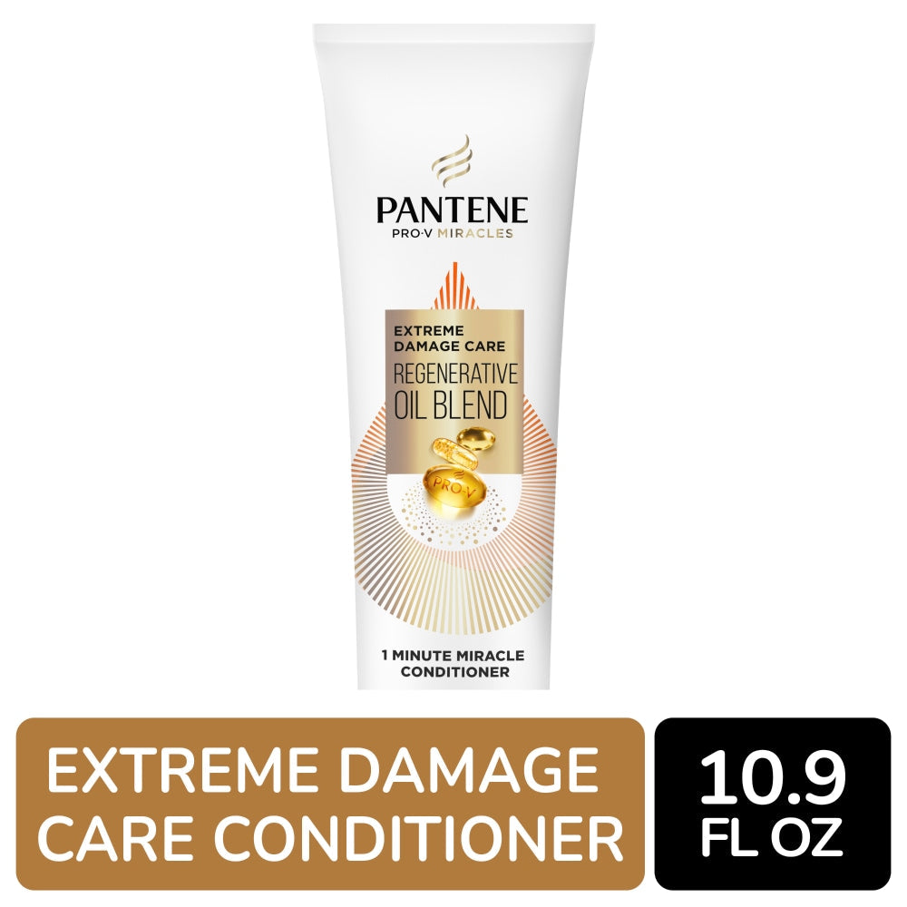 Pantene Pro-V Miracles Extreme Damage Care 1 Minute Miracle Conditioner, 10.9 oz
