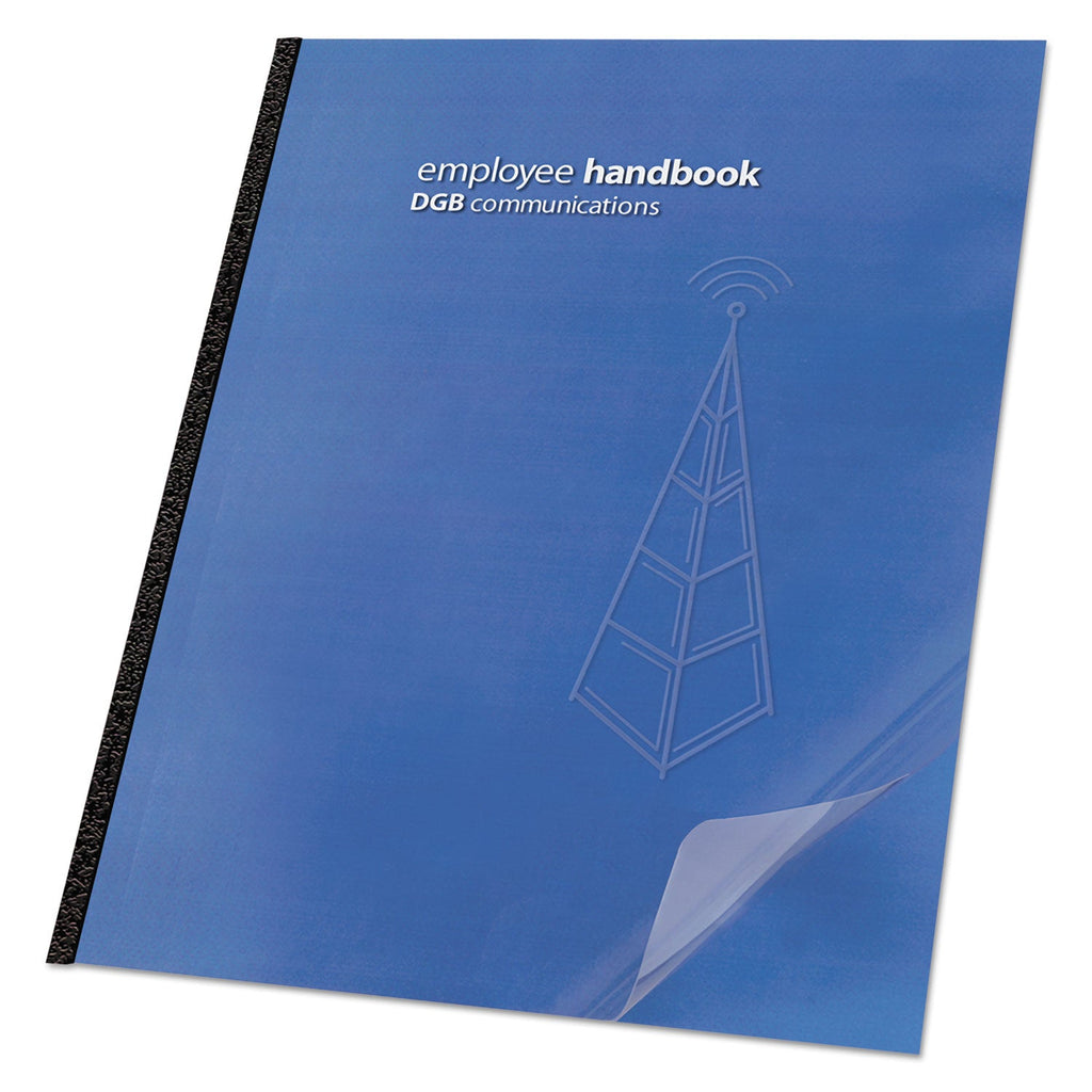 GBC Clear View Presentation Covers for Binding Systems, Clear, 11.25 x 8.75, Unpunched, 25/Pack