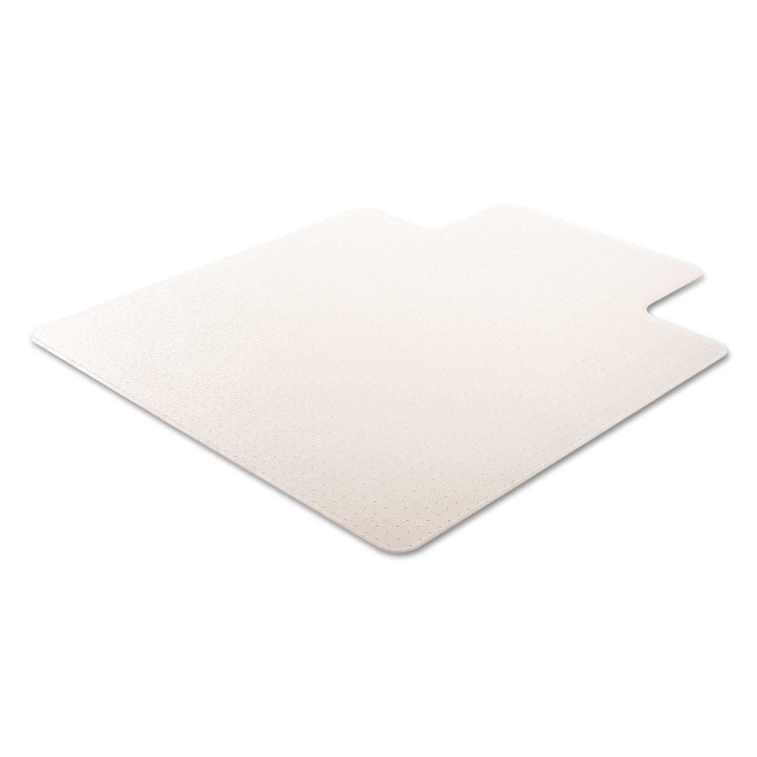 deflecto ExecuMat All Day Use Chair Mat for High Pile Carpet, 45 x 53, Wide Lipped, Clear