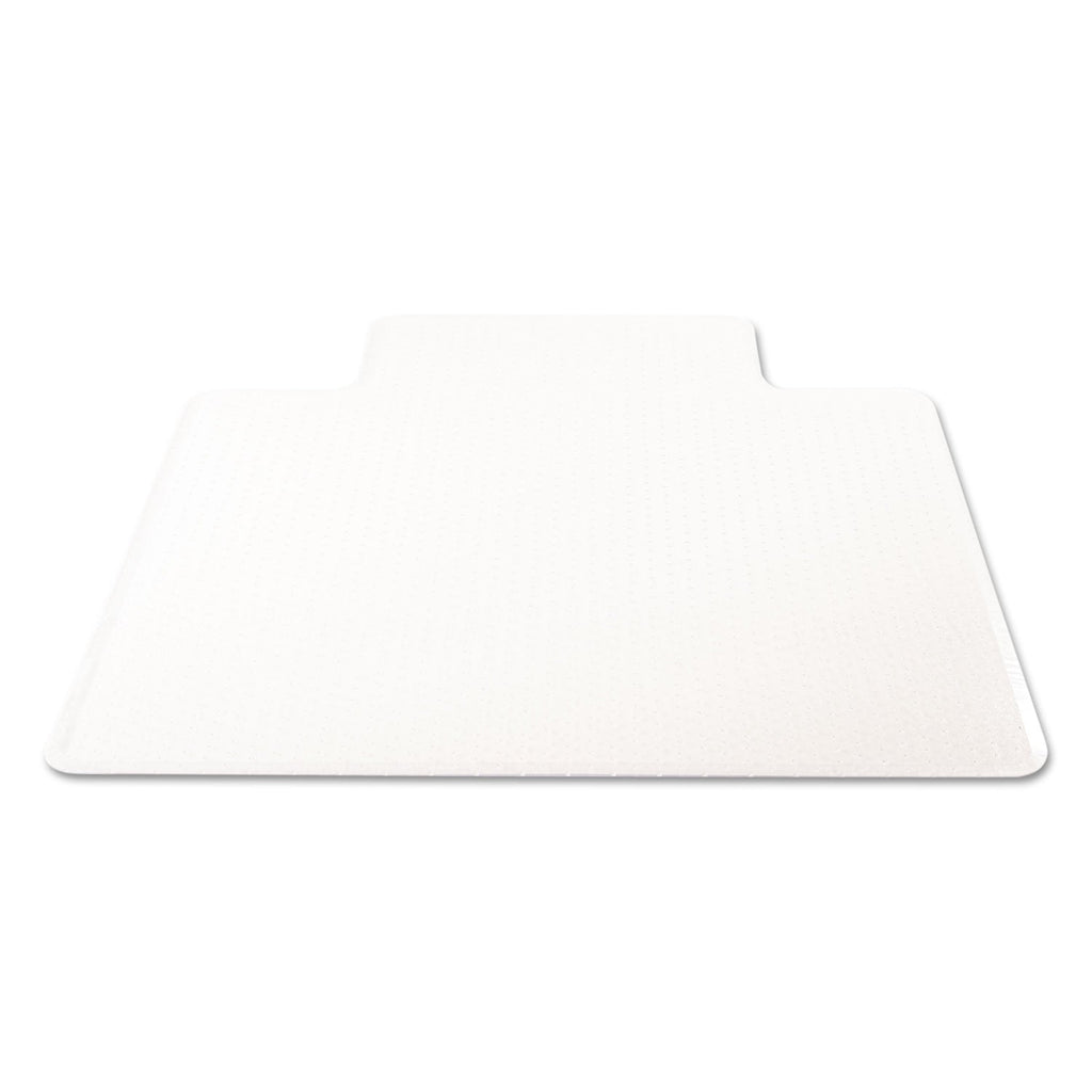 deflecto ExecuMat All Day Use Chair Mat for High Pile Carpet, 45 x 53, Wide Lipped, Clear