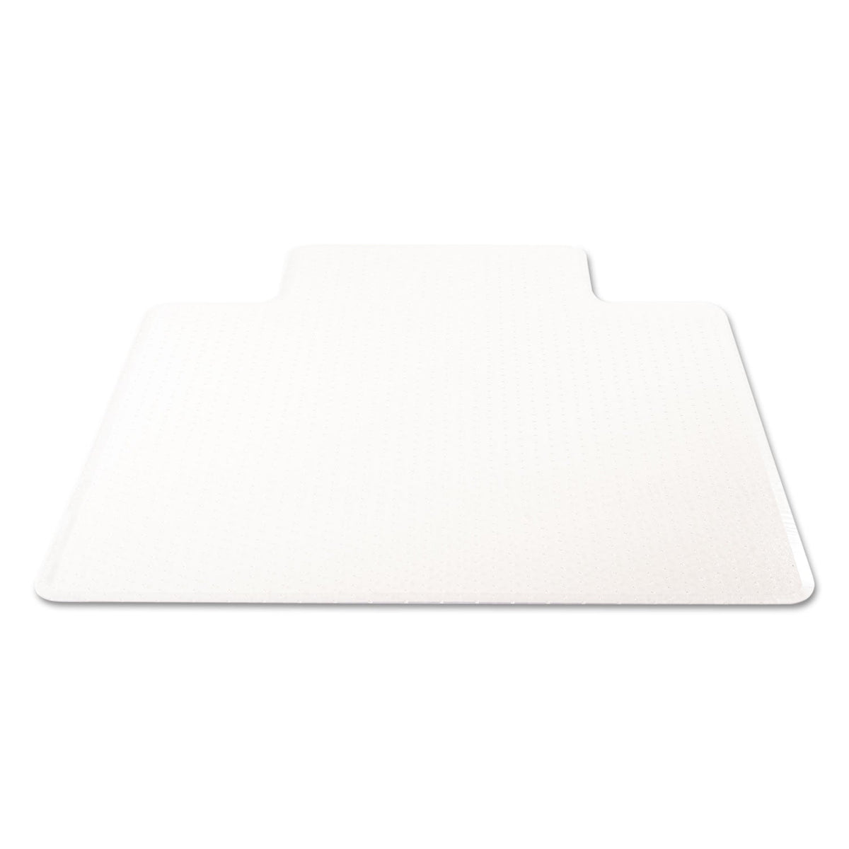 deflecto ExecuMat All Day Use Chair Mat for High Pile Carpet, 45 x 53, Wide Lipped, Clear