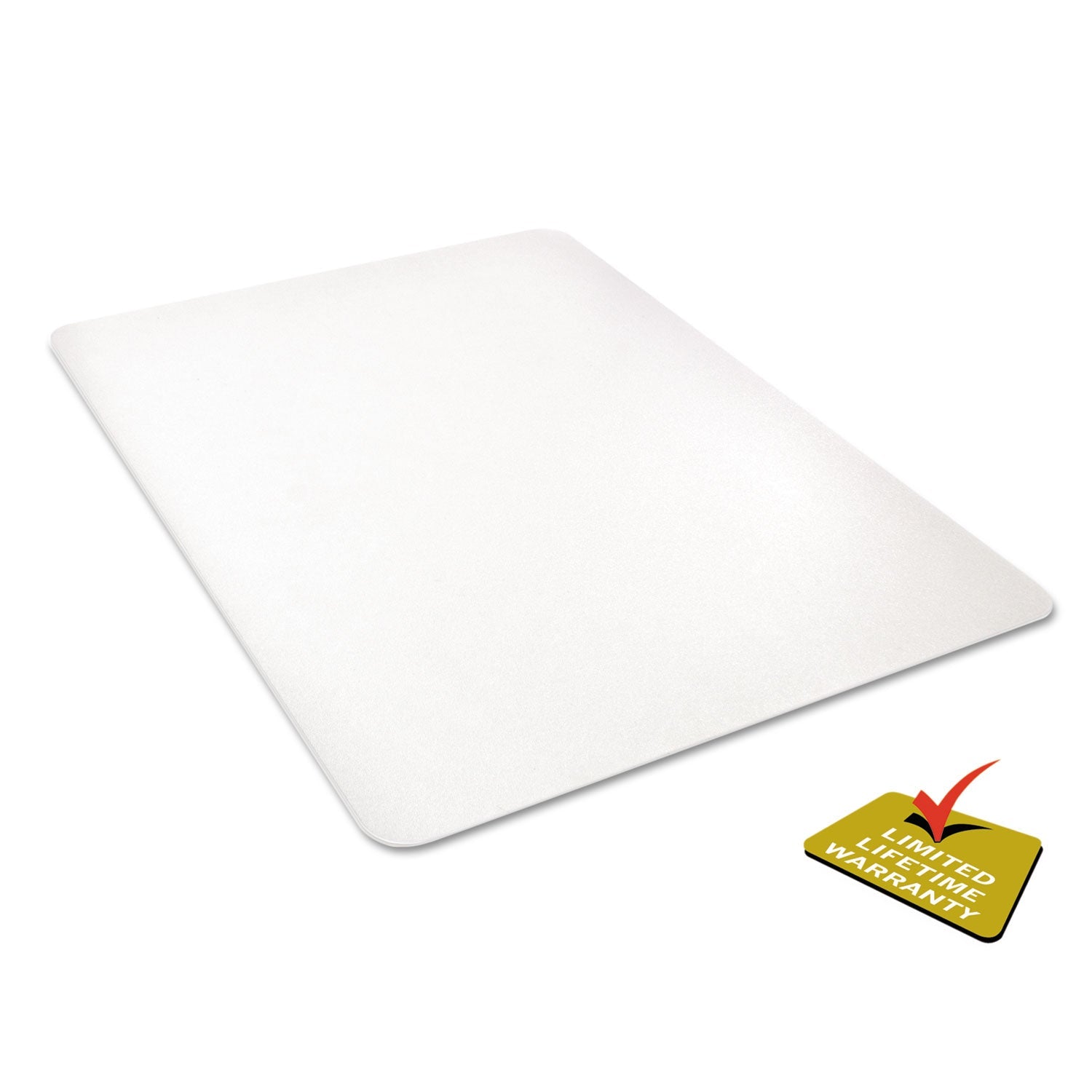 deflecto All Day Use Chair Mat - Hard Floors, 36 x 48, Rectangular, Clear