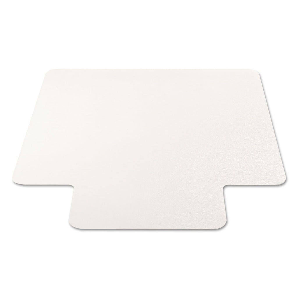 deflecto EconoMat All Day Use Chair Mat for Hard Floors, 45 x 53, Wide Lipped, Clear