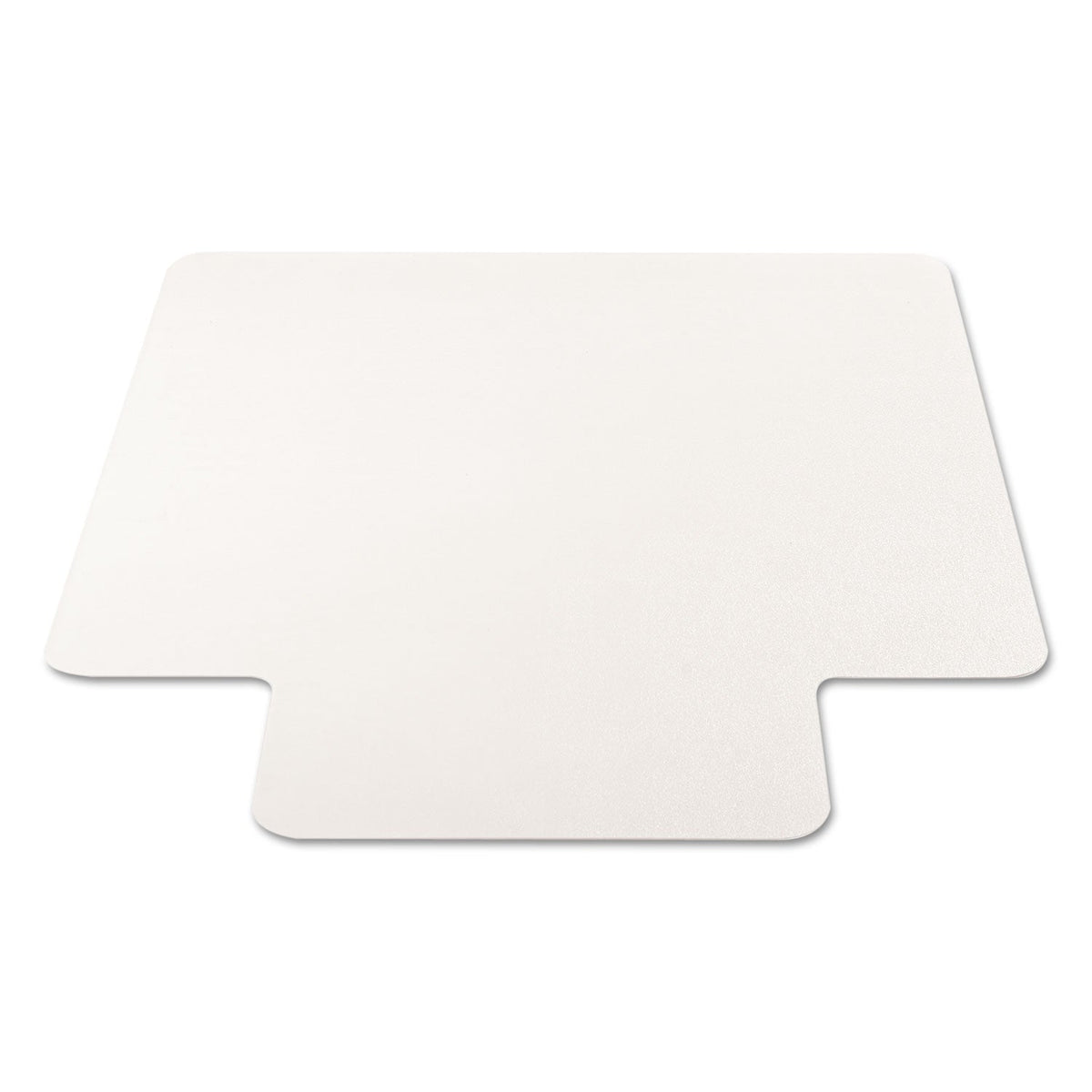 deflecto EconoMat All Day Use Chair Mat for Hard Floors, 45 x 53, Wide Lipped, Clear