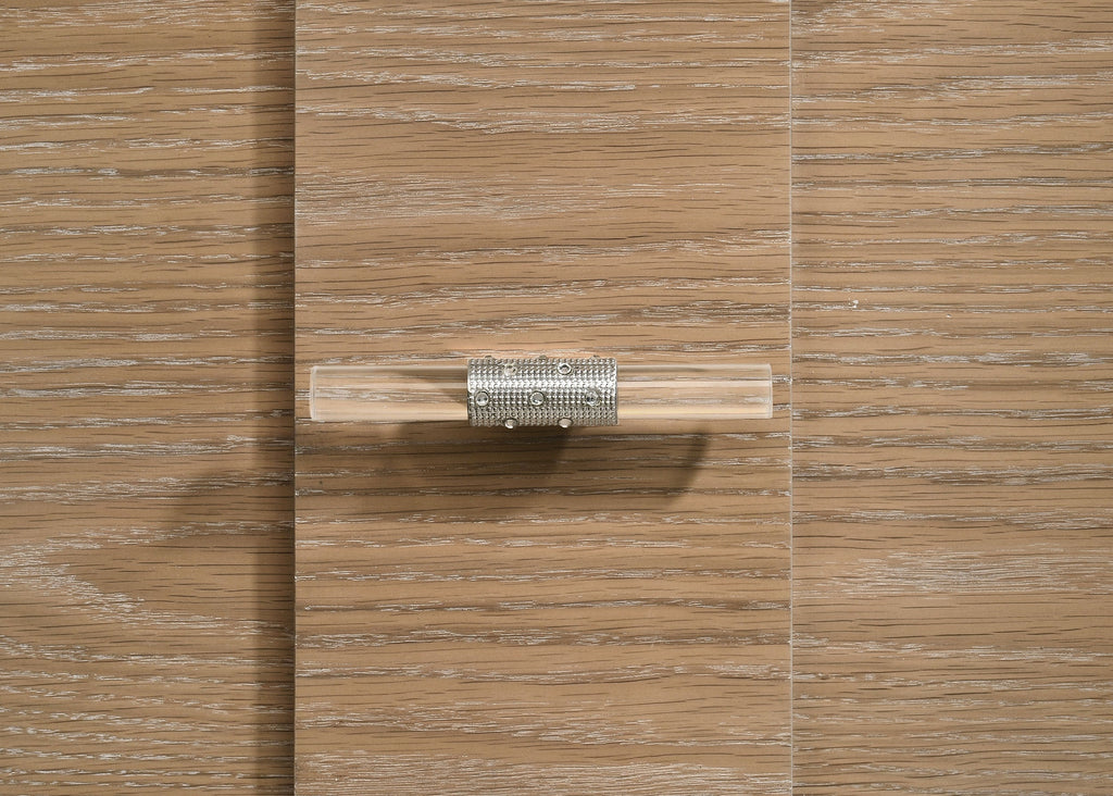 Leanne 6-drawer Sinter Stone Top Dresser Cabinet Light Oak