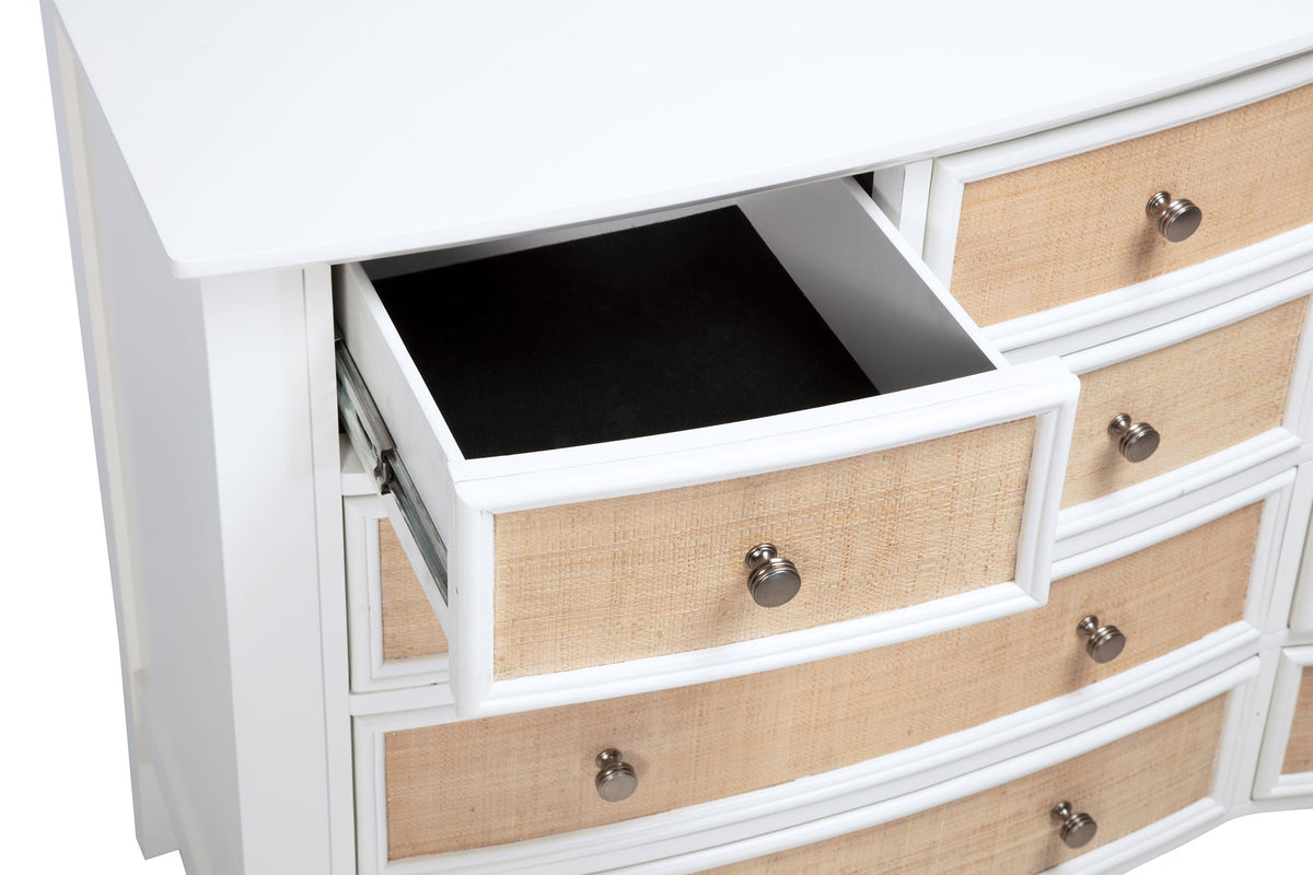 Bexhill 10-drawer Dresser Cabinet White