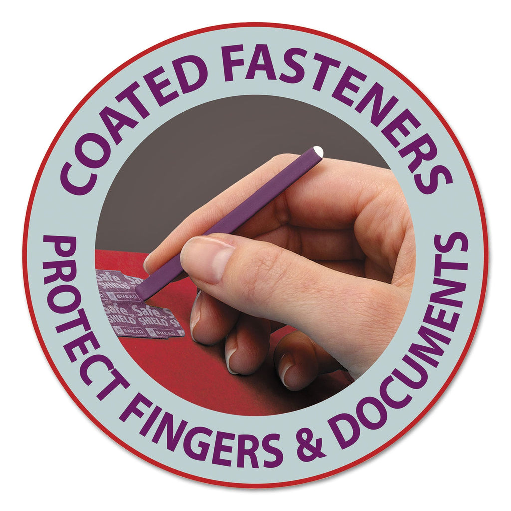Smead End Tab Pressboard Classification Folders with SafeSHIELD Fasteners, 2 Dividers, Letter Size, Bright Red, 10/Box