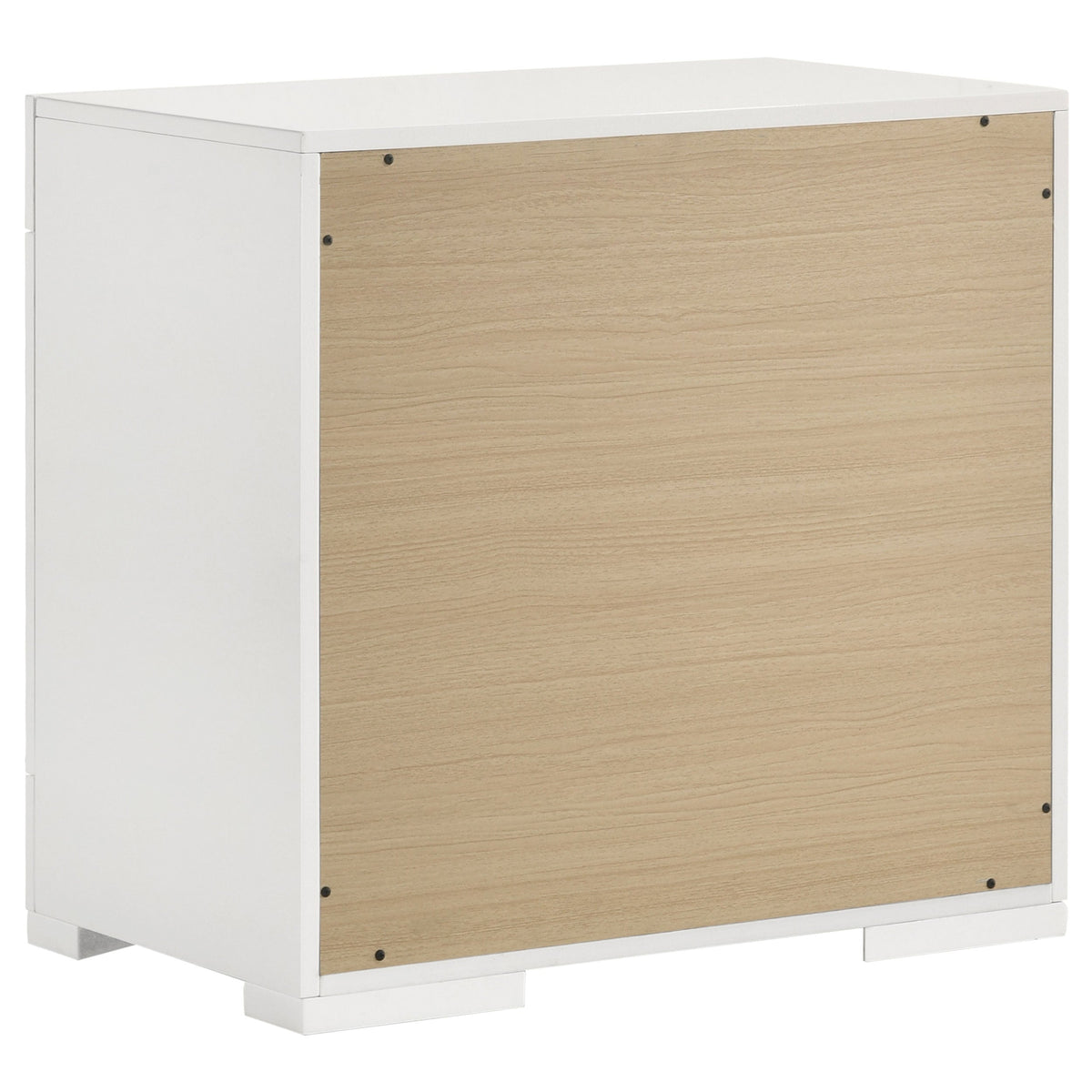 Ives 4-piece Queen Bedroom Set White High Gloss