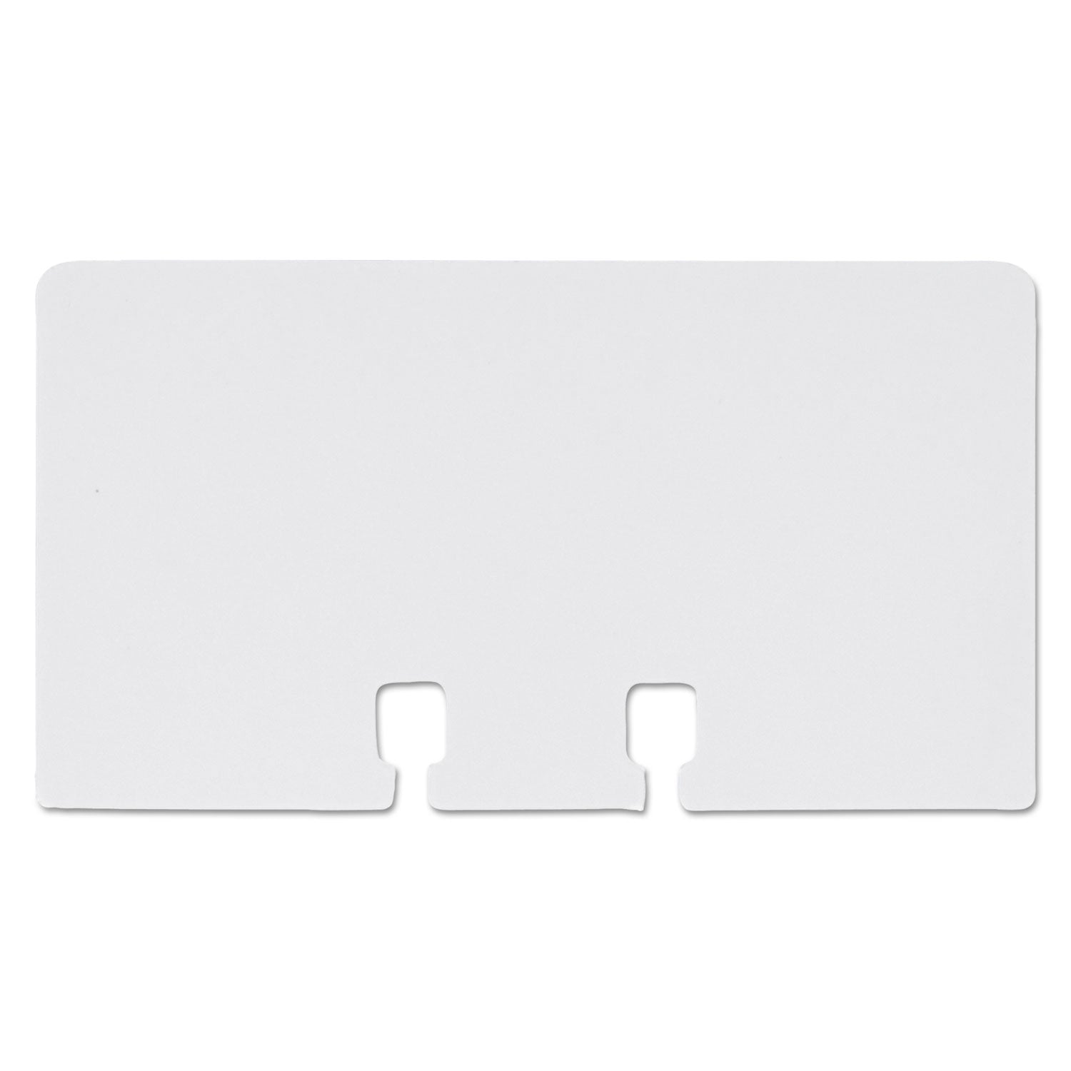 Rolodex Plain Unruled Refill Card, 2.25 x 4, White, 100 Cards/Pack