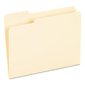 Universal Interior File Folders, 1/3-Cut Tabs: Assorted, Letter Size, 9.5-pt Manila, 100/Box