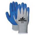 MCR Memphis Flex Seamless Nylon Knit Gloves, Small, Blue/Gray, Pair