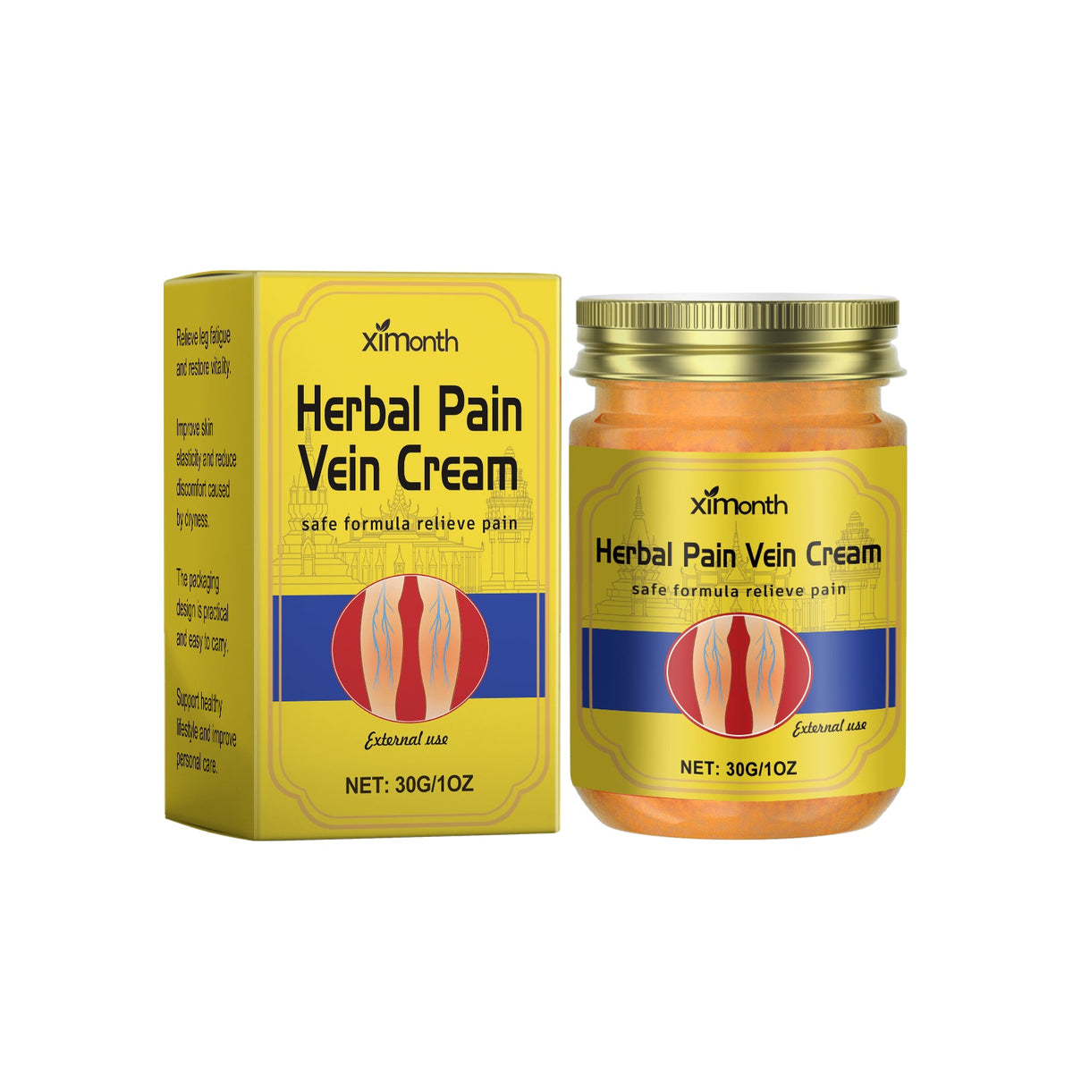 Herbal Leg Care Cream, Pamper, Massage, Repair And Relieve Uncomfortable Legs