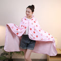 Digital Printing Double Layer Office Nap Blanket Multifunctional Lazy Shawl Blanket