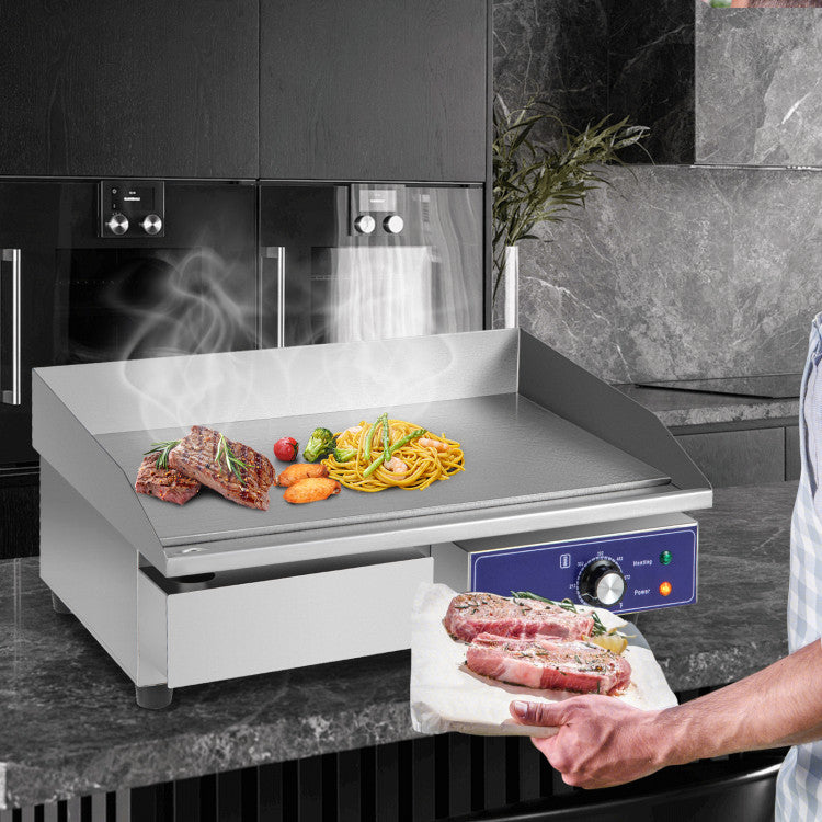 Electric Griddle Commercial Countertop Grill