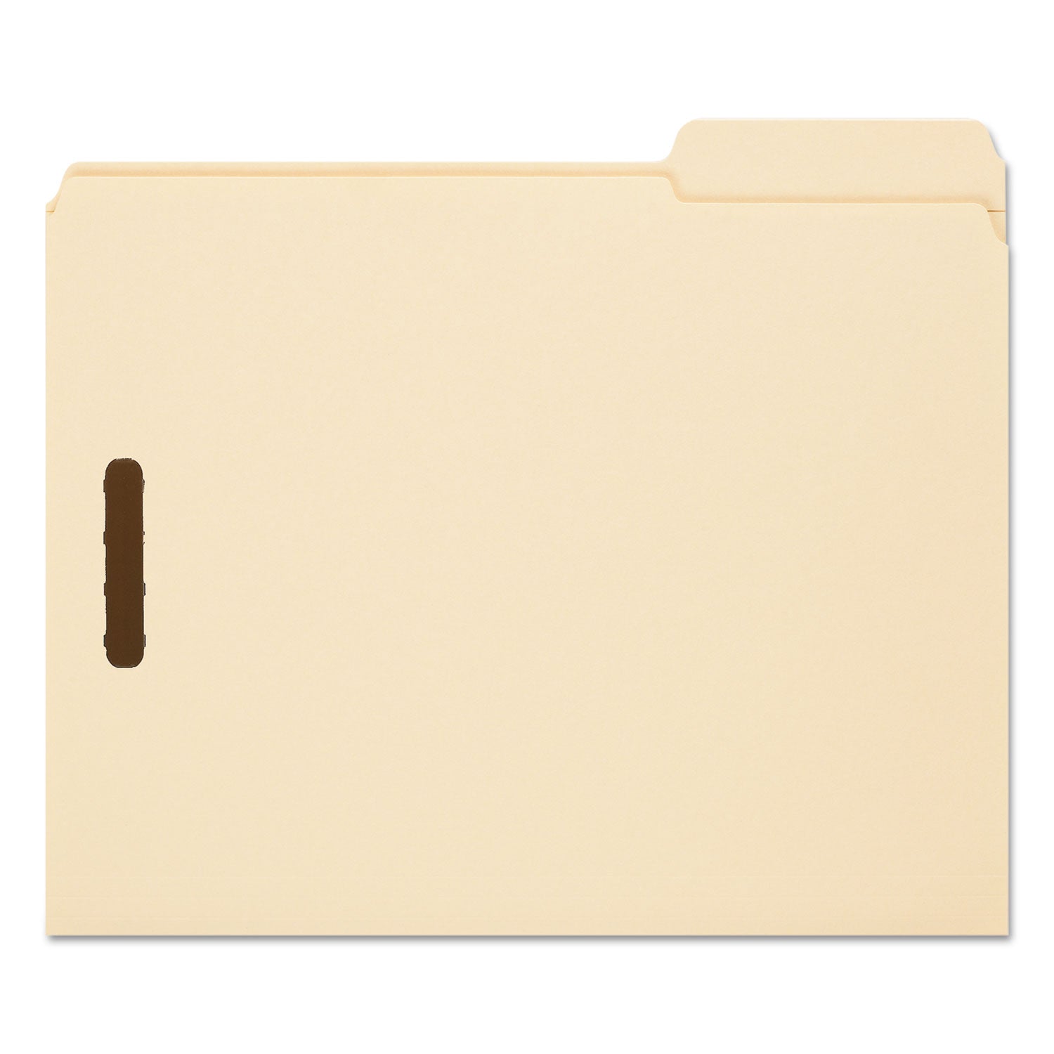Smead Top Tab Fastener Folders, 1/3-Cut Tabs: Right, 2 Fasteners, Letter Size, 11-pt Manila Exterior, 50/Box