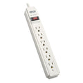 Tripp Lite Protect It! Surge Protector, 6 AC Outlets, 6 ft Cord, 790 J, Light Gray