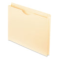 Pendaflex Manila Reinforced File Jackets, 2-Ply Straight Tab, Letter Size, Manila, 50/Box