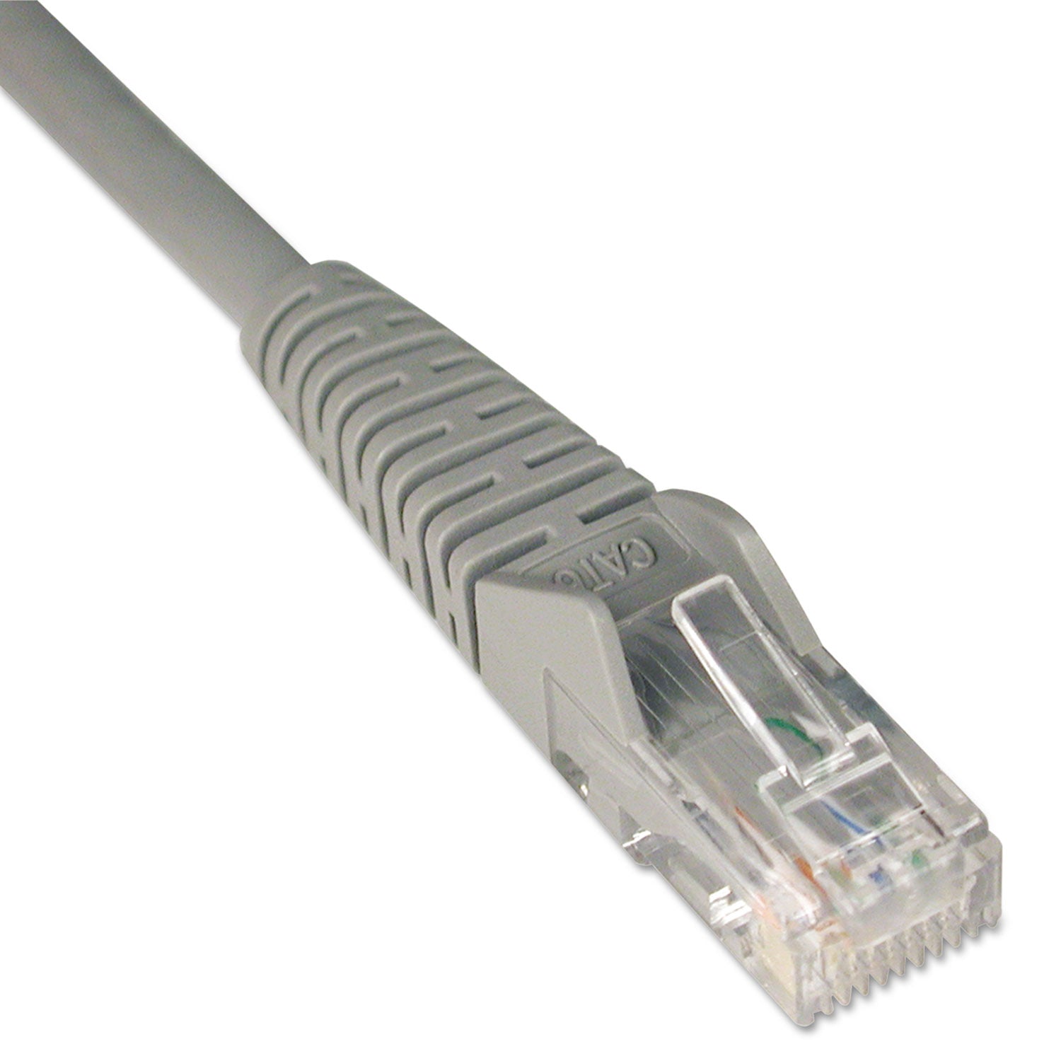 Tripp Lite CAT6 Gigabit Snagless Molded Patch Cable, 7 ft, Gray