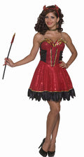Forum Novelties Women's Devil's Delight Sexy Demon Adult Costume M/L (8-12)