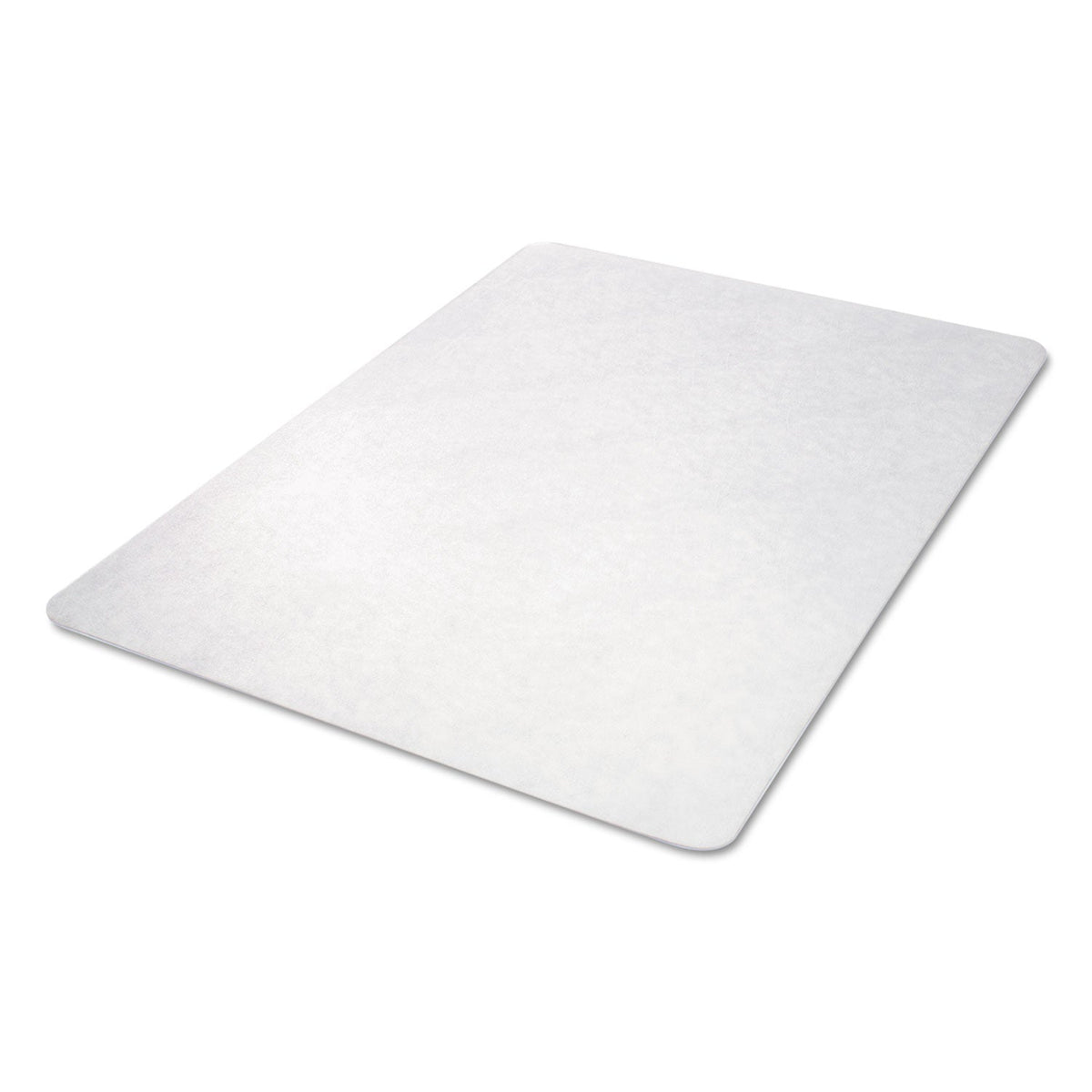 deflecto EconoMat All Day Use Chair Mat for Hard Floors, 45 x 53, Clear