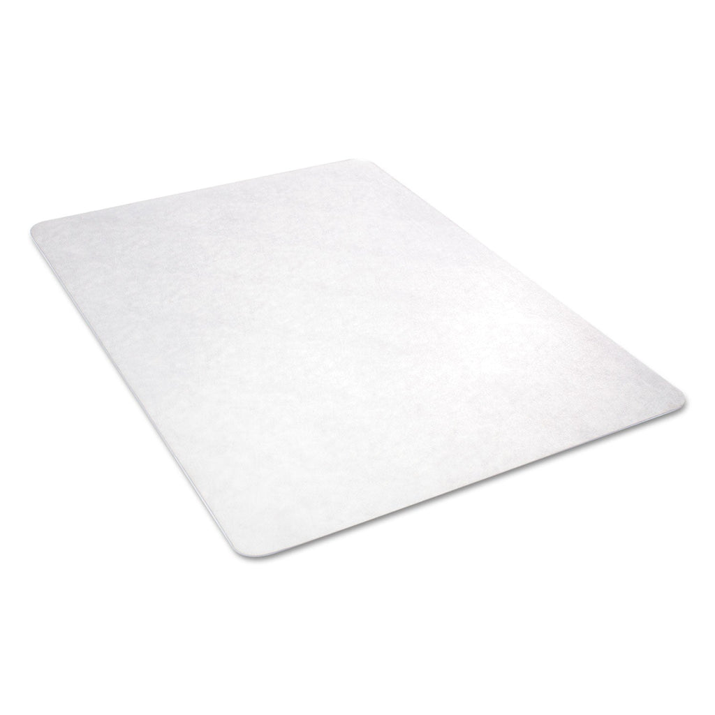 deflecto EconoMat All Day Use Chair Mat for Hard Floors, 45 x 53, Clear