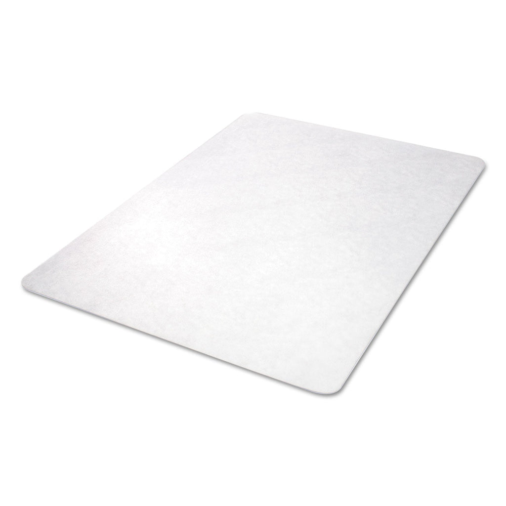 deflecto EconoMat All Day Use Chair Mat for Hard Floors, 45 x 53, Clear