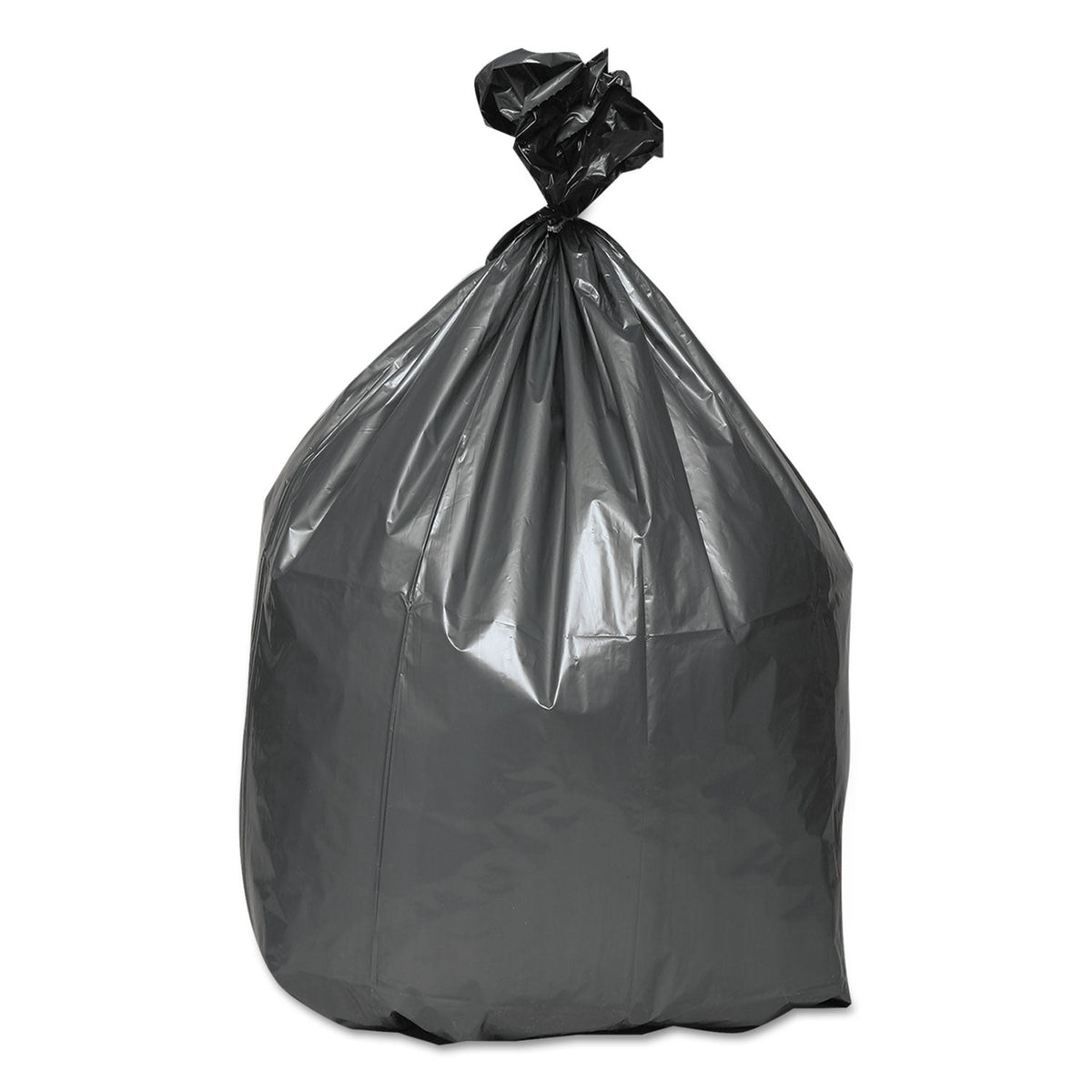 Platinum Plus Can Liners, 45 gal, 1.55 mil, 39" x 46", Gray, 50/Carton