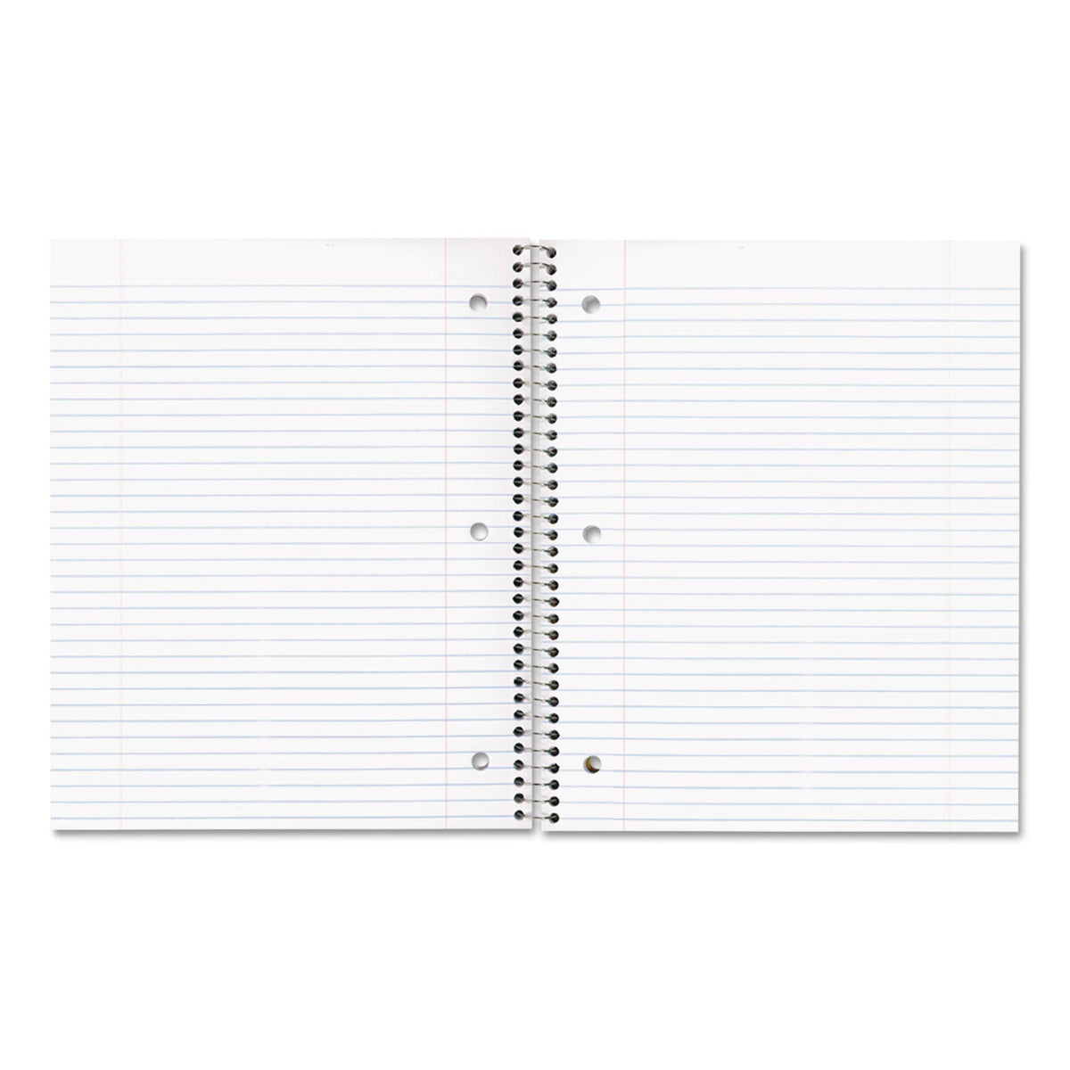 National 1-Subject Wirebound Notebook, 3-Hole Punched, Medium/College Rule, Randomly Assorted Front Covers, 11 x 8.88, 80 Sheets