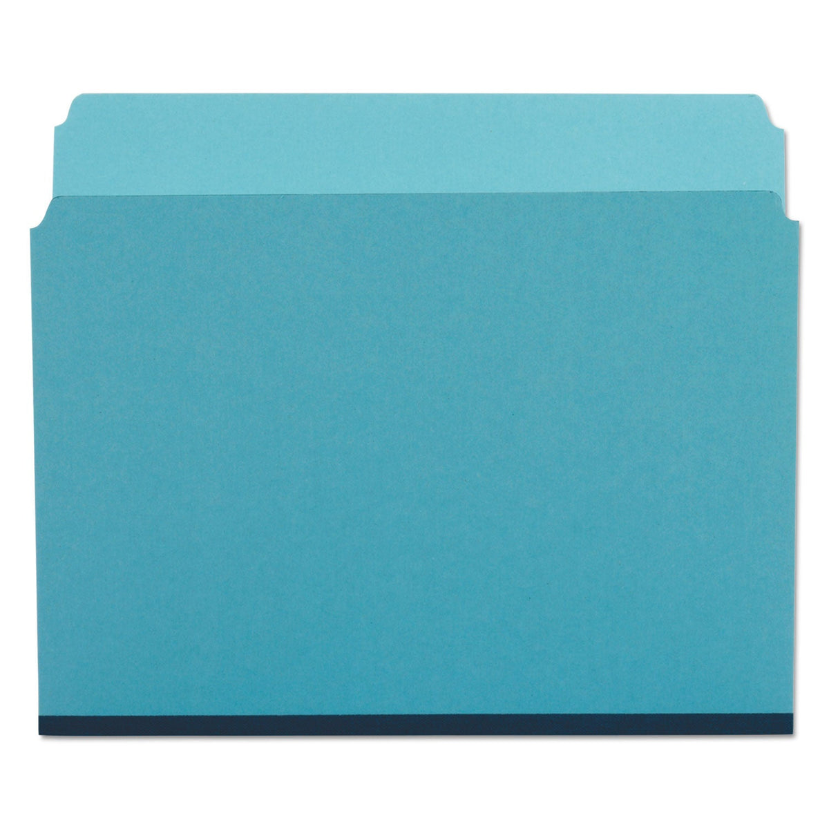 Pendaflex Pressboard Expanding File Folders, Straight Tabs, Letter Size, 1" Expansion, Blue, 25/Box