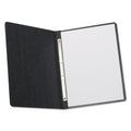 Oxford Heavyweight PressGuard and Pressboard Report Cover w/Reinforced Side Hinge, 2-Prong Metal Fastener, 3" Cap, 8.5 x 11, Black