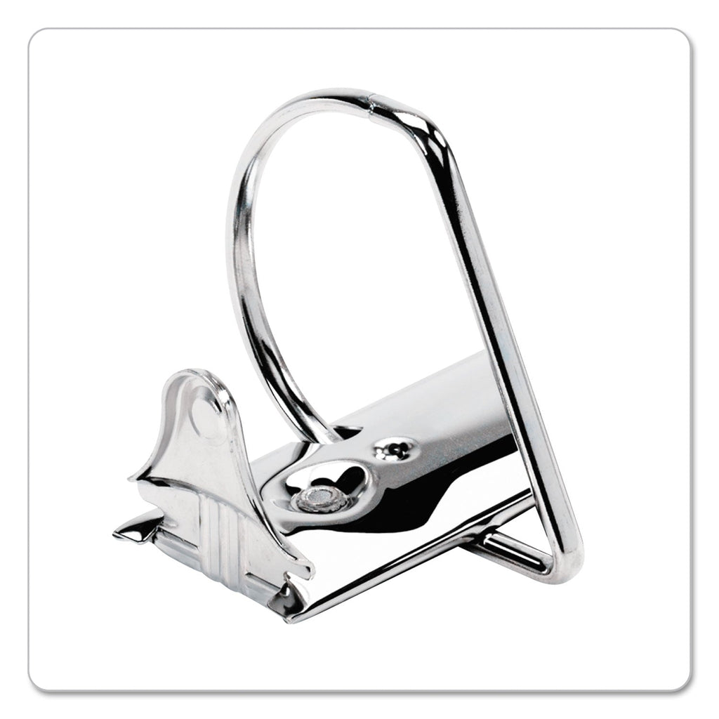 Cardinal Performer ClearVue Slant-D Ring Binder, 3 Rings, 1.5" Capacity, 11 x 8.5, White