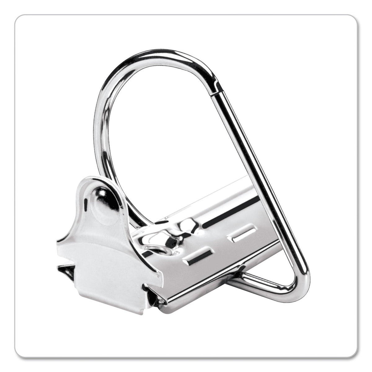 Cardinal ExpressLoad ClearVue Locking D-Ring Binder, 3 Rings, 2" Capacity, 11 x 8.5, White