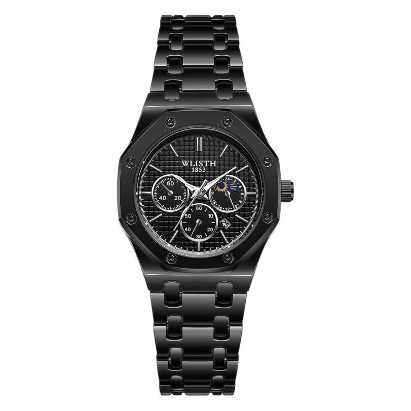 Women's Watch Luminous Steel Strap Calendar