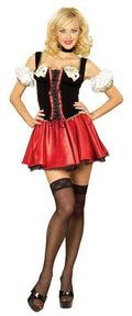 Womens Winning Pair Vegas Casino Poker Mistress Adult Costume Size M/L 8-12