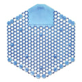 Fresh Products Wave 3D Urinal Deodorizer Screen, Cotton Blossom Scent, Blue, 10/Box, 6 Boxes/Carton