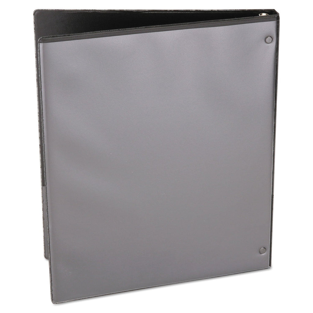 Universal Economy Round Ring View Binder, 3 Rings, 0.5" Capacity, 11 x 8.5, Black