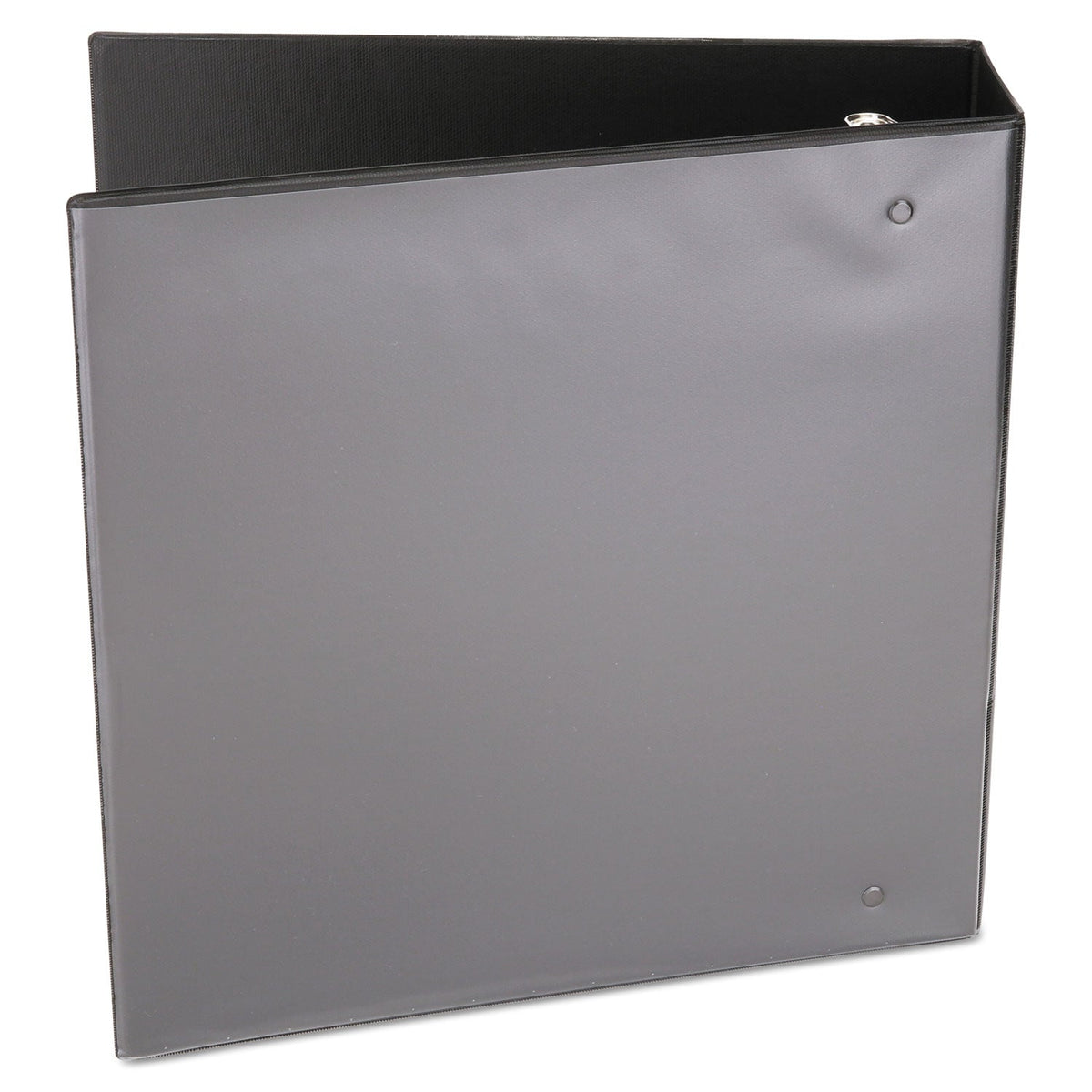 Universal Economy Round Ring View Binder, 3 Rings, 3" Capacity, 11 x 8.5, Black