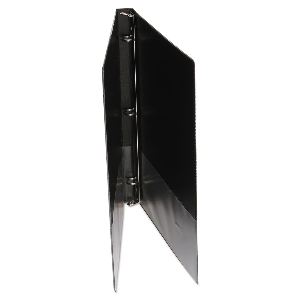 Universal Economy Round Ring View Binder, 3 Rings, 0.5" Capacity, 11 x 8.5, Black