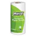Marcal 100% Premium Recycled Kitchen Roll Towels, 2-Ply, 11 x 9, White, 60 Sheets, 15 Rolls/Carton