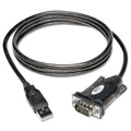 Tripp Lite USB-A to Serial Adapter Cable, 5 ft, Black