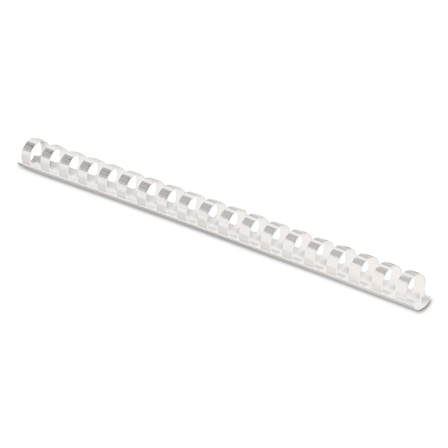 Fellowes Plastic Comb Bindings, 1/2" Diameter, 90 Sheet Capacity, White, 100/Pack